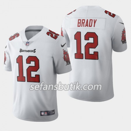 Tampa Bay Buccaneers Tröjor Tom Brady 12 Nike Vit 2020 - Herr Tampa Bay Buccaneers Tröjor Tom Brady 12 Nike Vit 2020 - Herr
